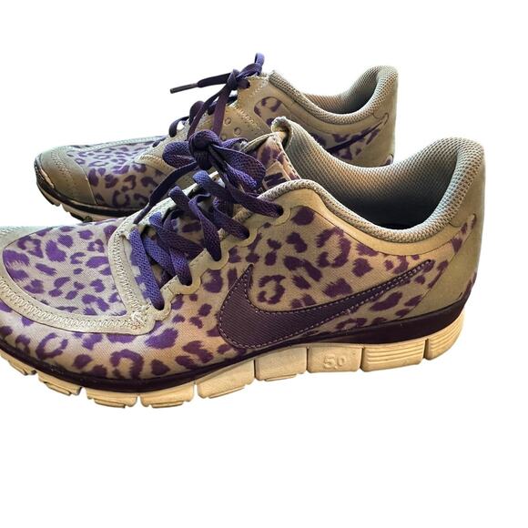 🖤Host Pick! Nike sneakers purple cheetah! 4 for $20 - Picture 5 of 14